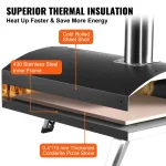 VEVOR 12-inch Outdoor Pizza Oven