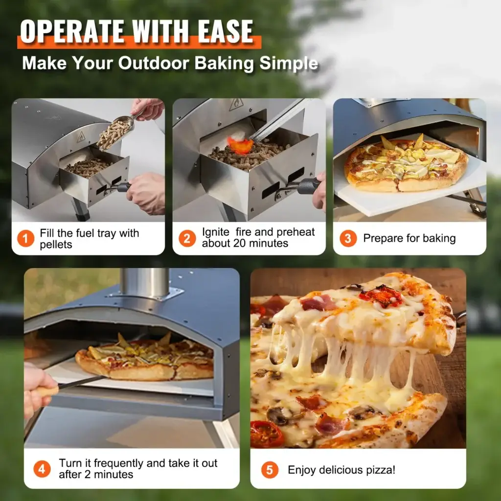 VEVOR 12-inch Outdoor Pizza Oven