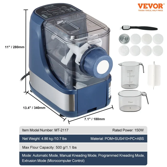 VEVOR Electric Pasta Machine