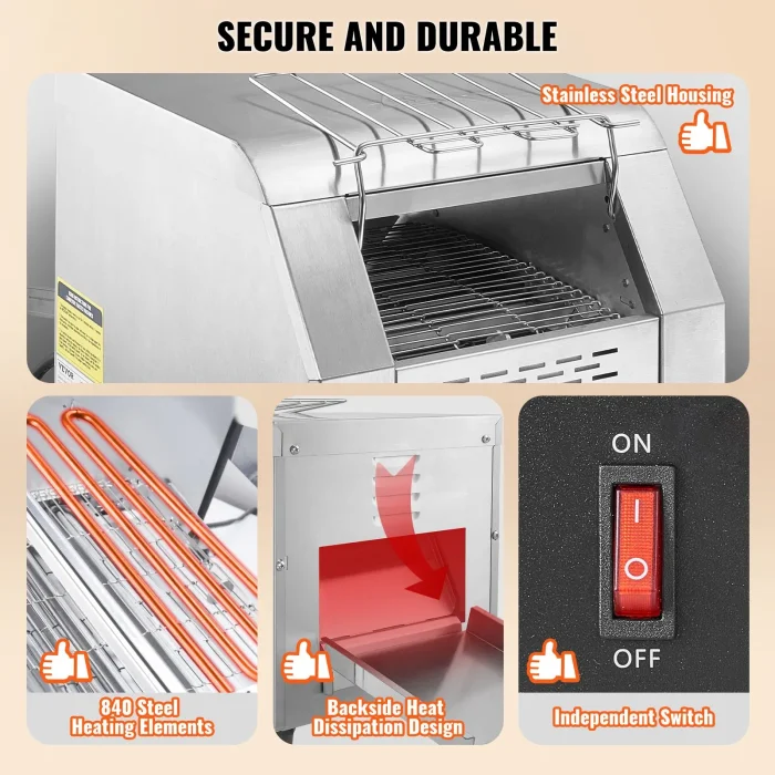 VEVOR Conveyor Toaster