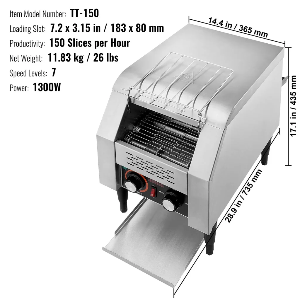 VEVOR Conveyor Toaster