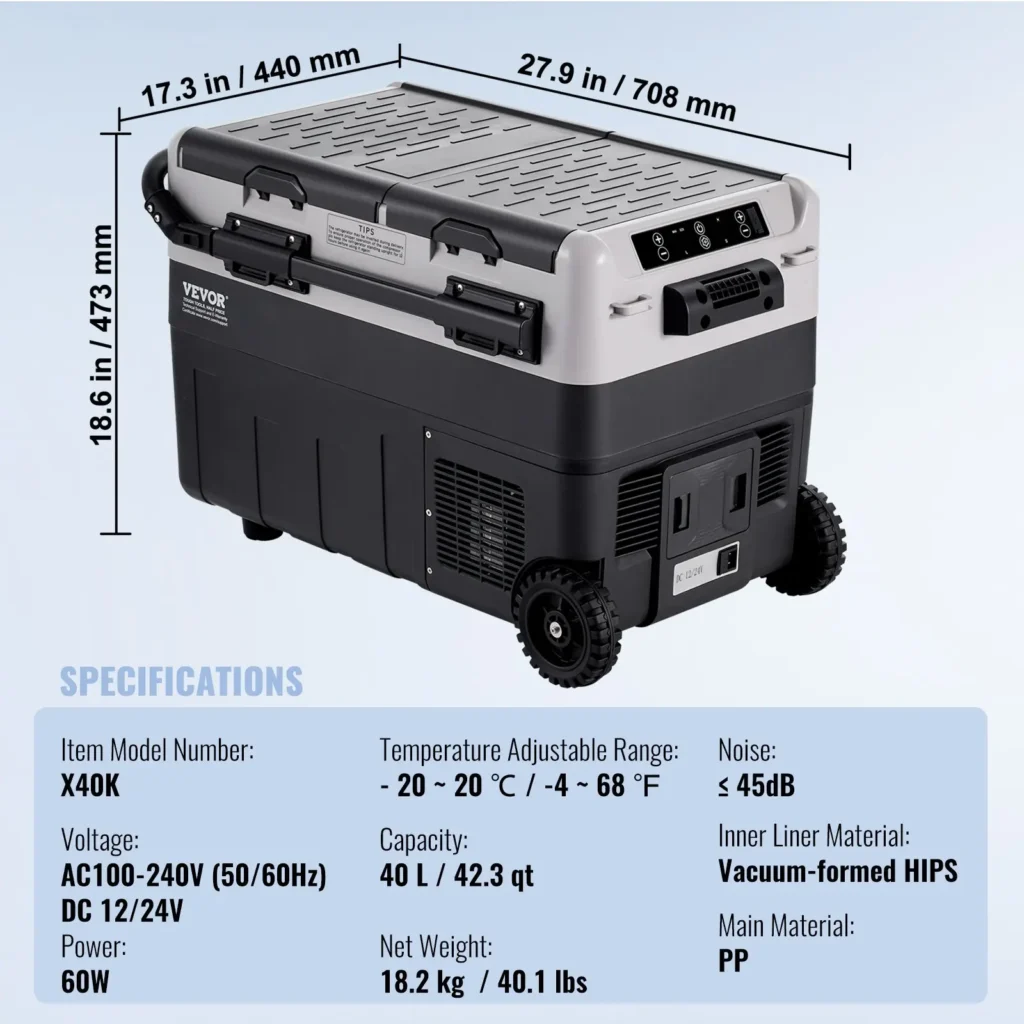 Portable Car Refrigerator Freezer