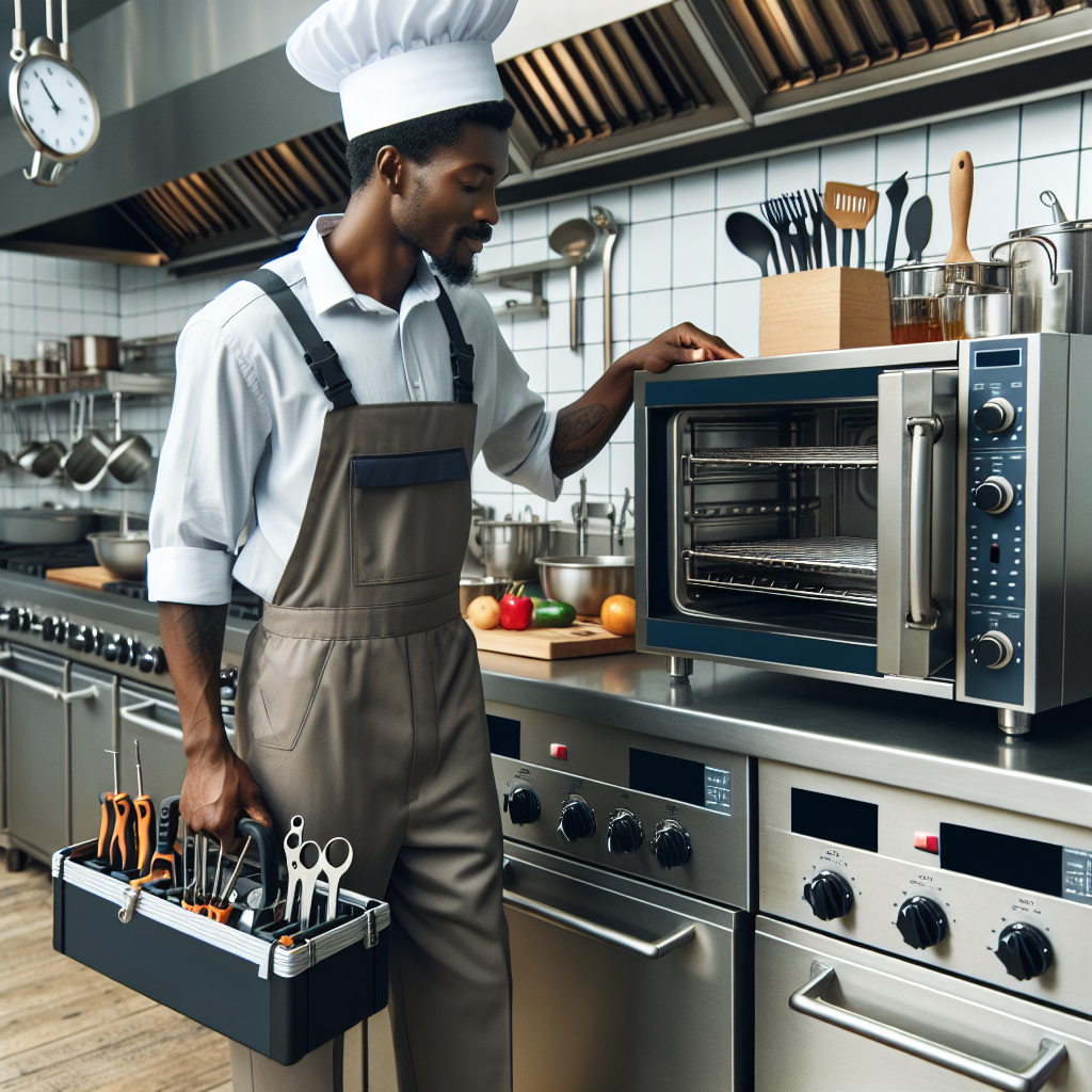 Kitchen Technician with tools